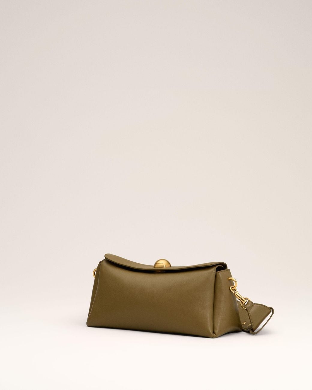 AMI Natural Leather Carrousel Bag