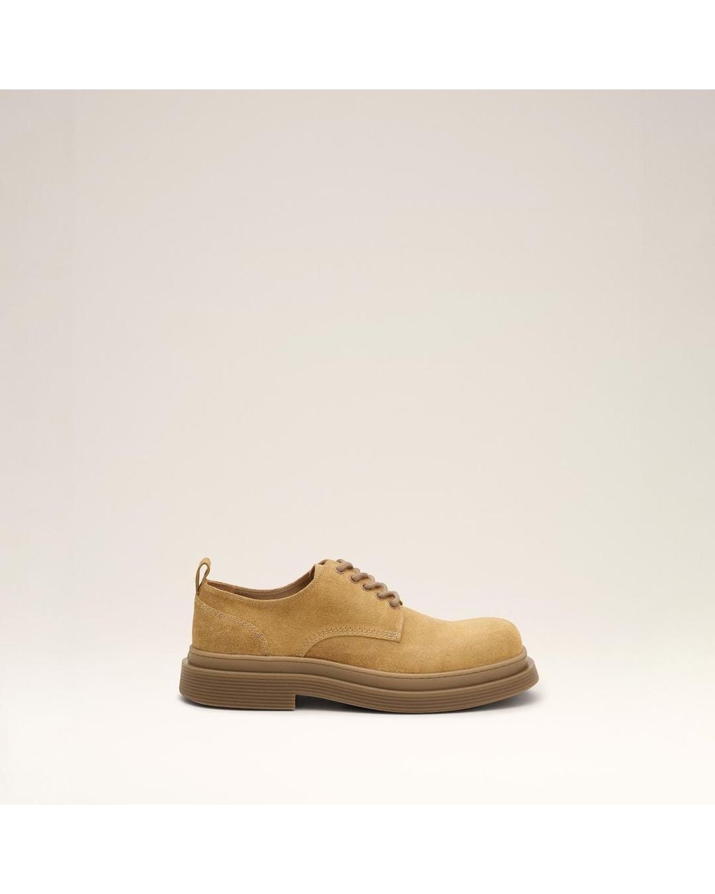 AMI Natural Cow Leather Derbies Shoes for men