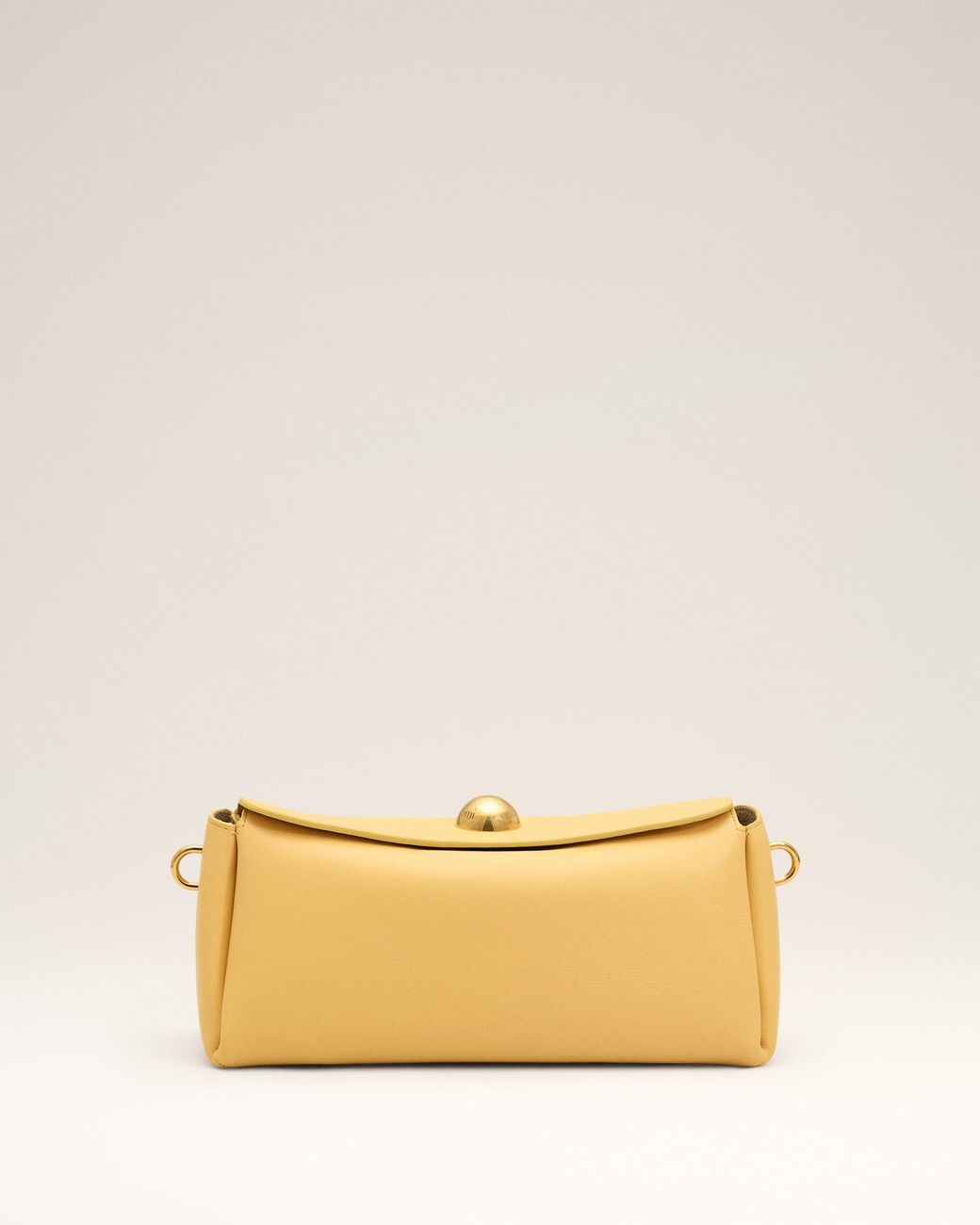 AMI Natural Cow Leather Carrousel Bag