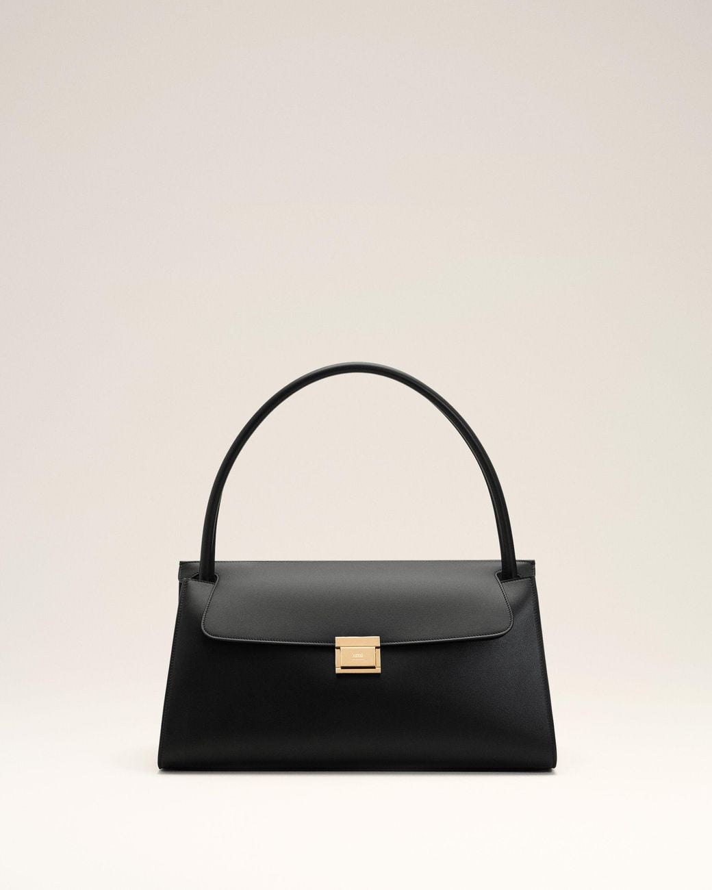 AMI Black Cow Leather Mimi Bag