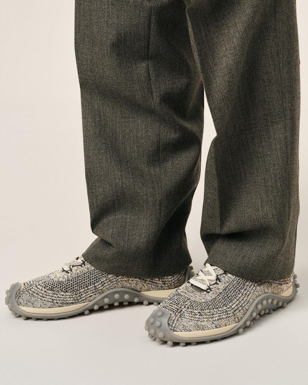AMI Natural Knit Mirage Sneakers