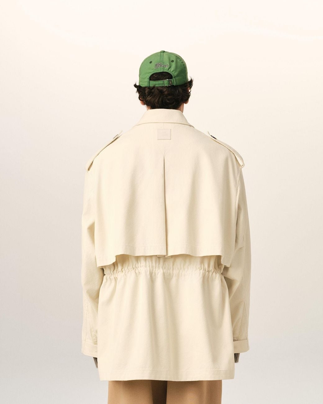 AMI Natural Cotton Utility Parka Jacket