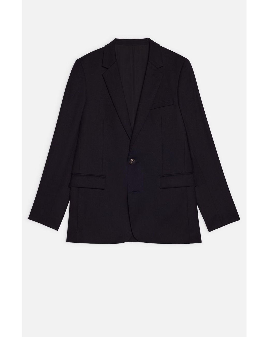 AMI Two Buttons Jacket in Blue | Lyst