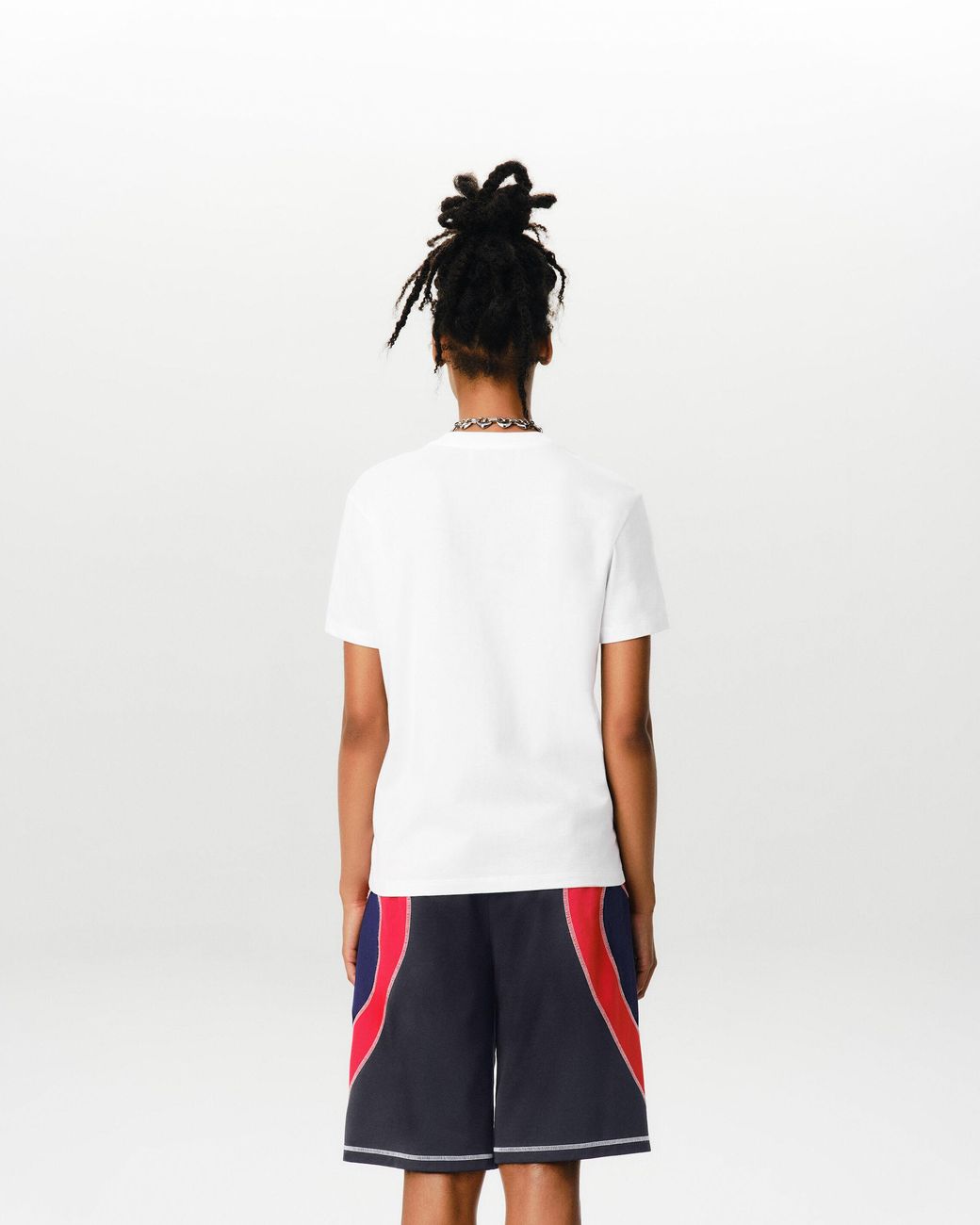 AMI Natural Cotton T-Shirt With Ami De Coeur