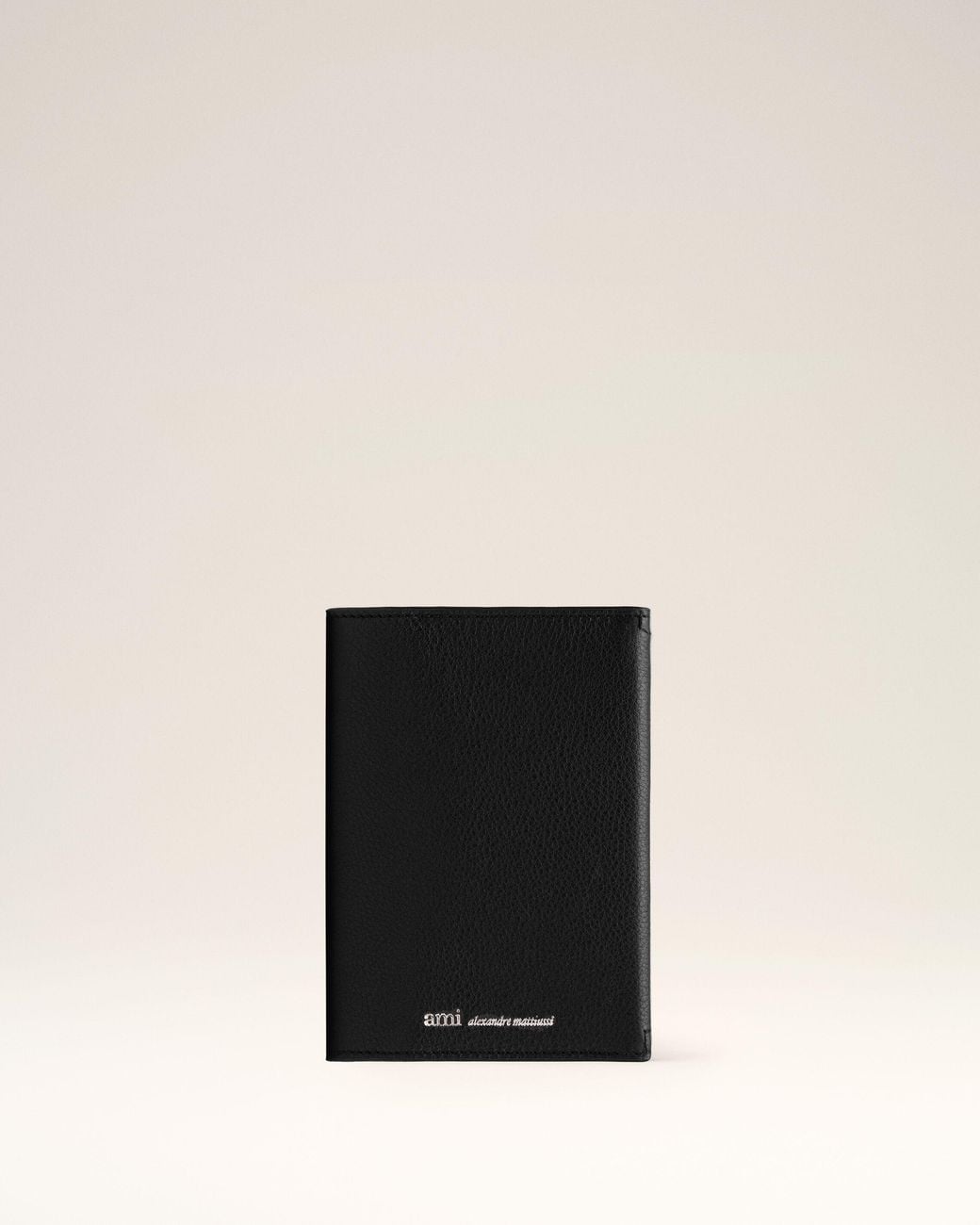 AMI Natural Taurillon Leather Etienne Envelope Passport Holder