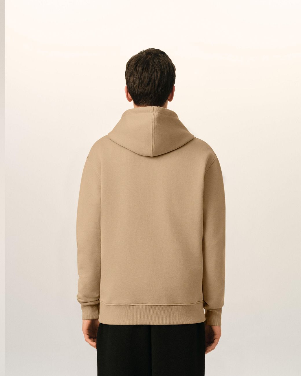 AMI Natural Cotton Hoodie With Ami De Coeur for men