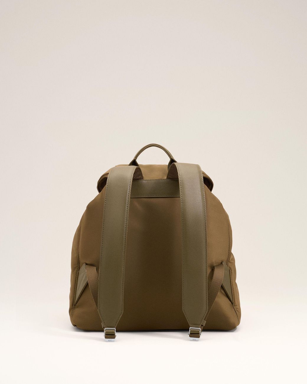 AMI Natural Nylon Marcel Flap Backpack