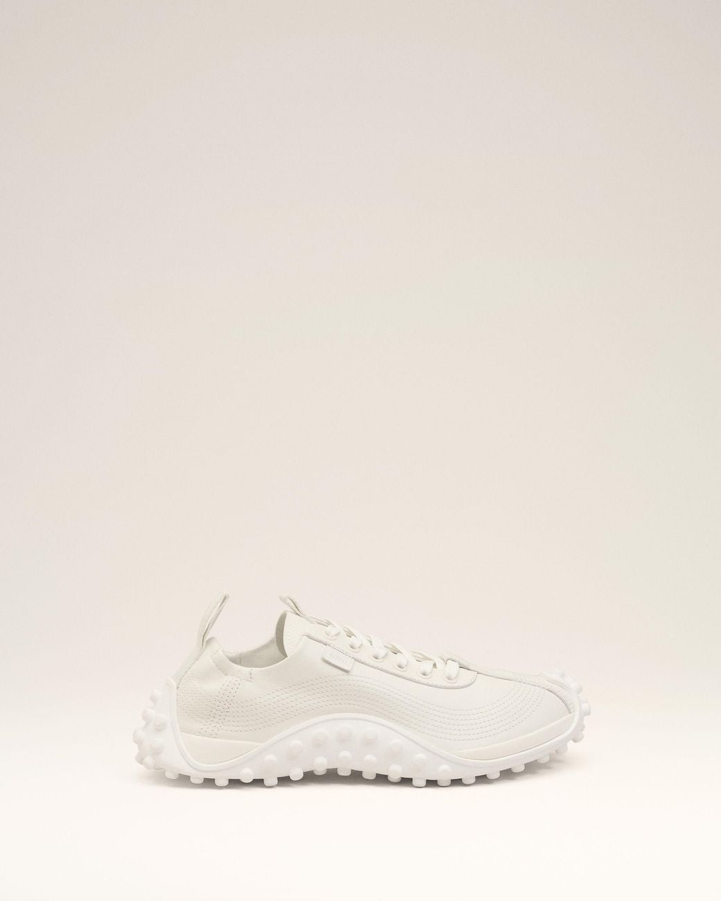 AMI Natural Cow Leather Mirage Sneakers