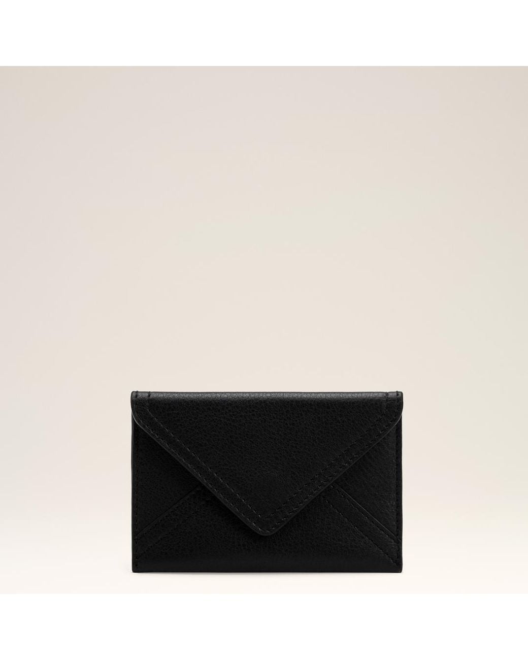 AMI Natural Etienne Taurillon Leather Envelope Card Holder