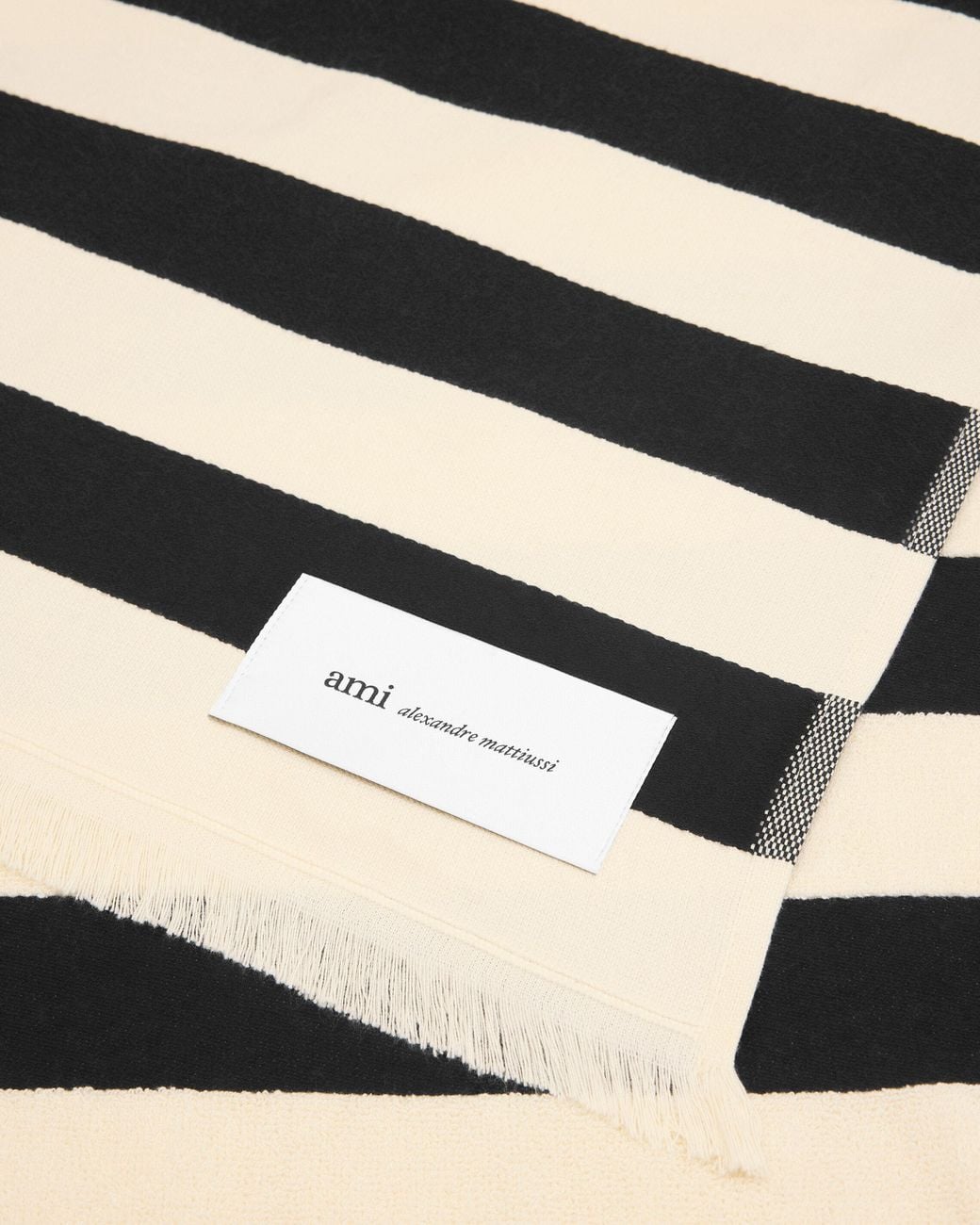 AMI Natural Cotton Stripes Beach Towel