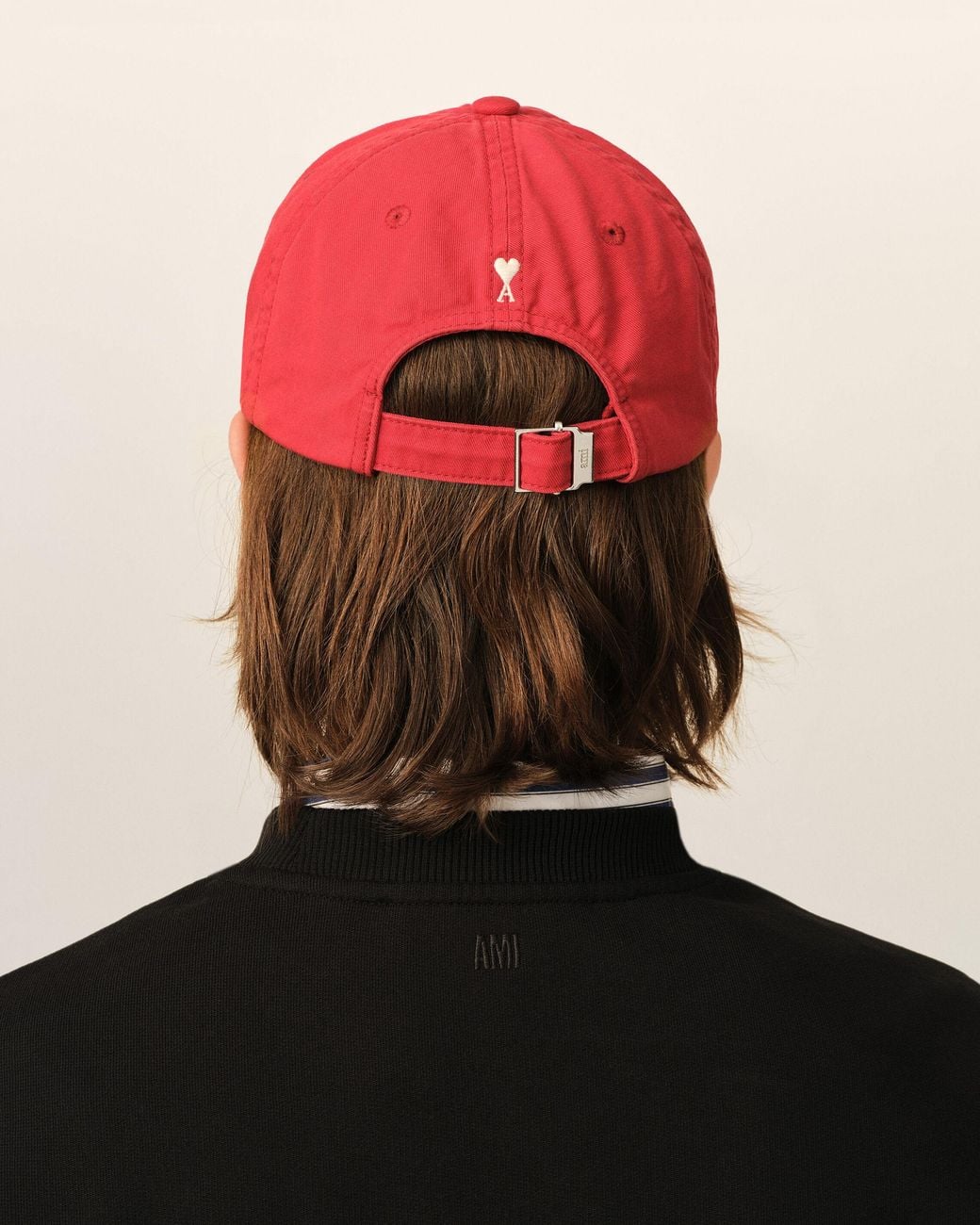 AMI Red Cotton "Thank You For Being A Friend" Cap