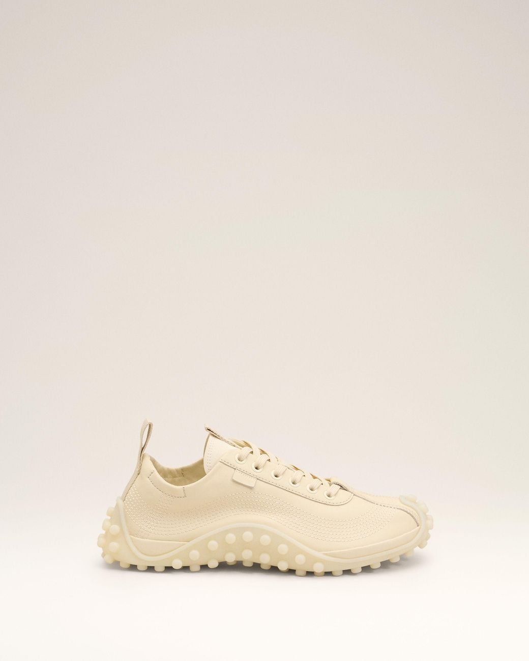 AMI Natural Cow Leather Mirage Sneakers
