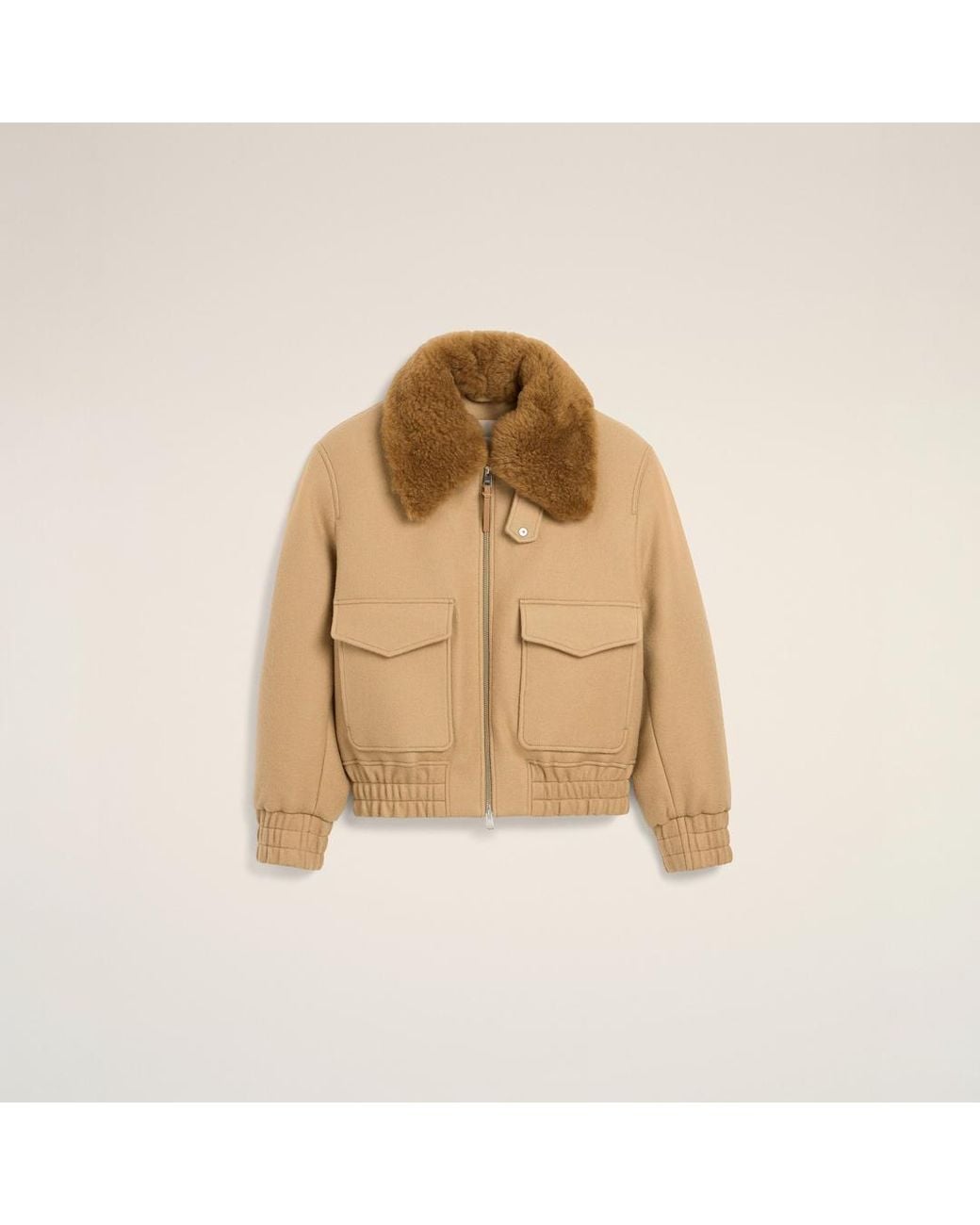AMI Natural Wool Padded Jacket