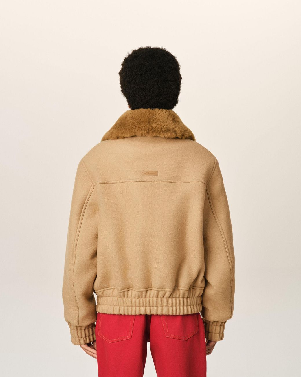 AMI Natural Wool Padded Jacket