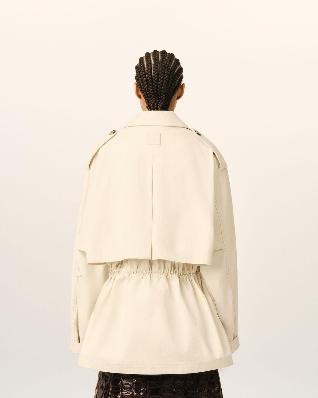 AMI Natural Cotton Utility Parka Jacket