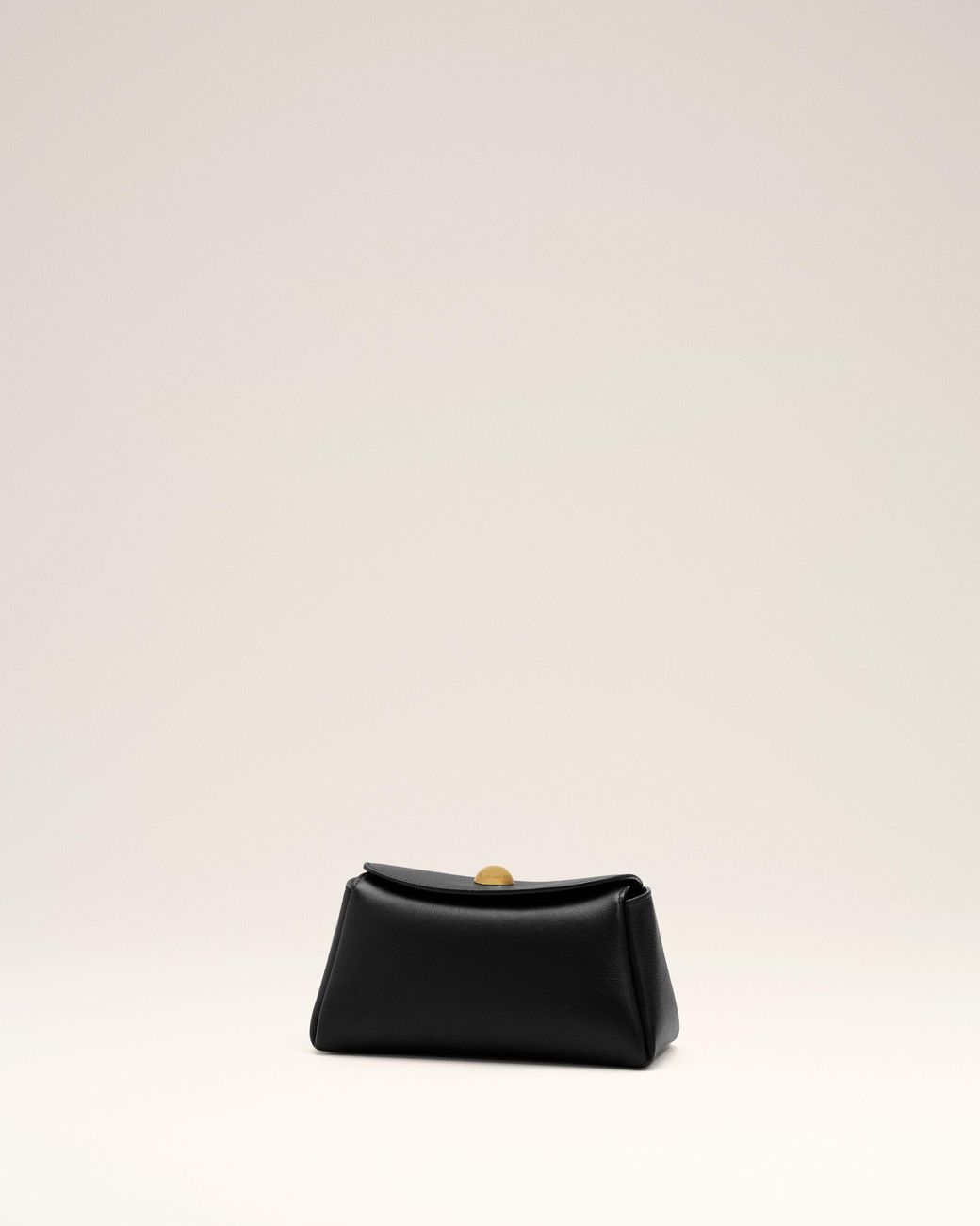 AMI Natural Cow Leather Mini Carrousel Bag