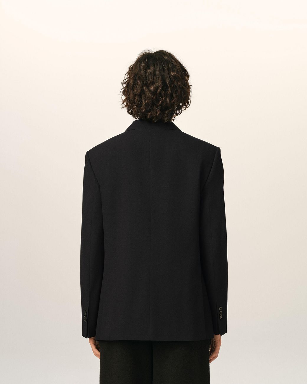 Blazer Dritto di AMI in Black da Uomo