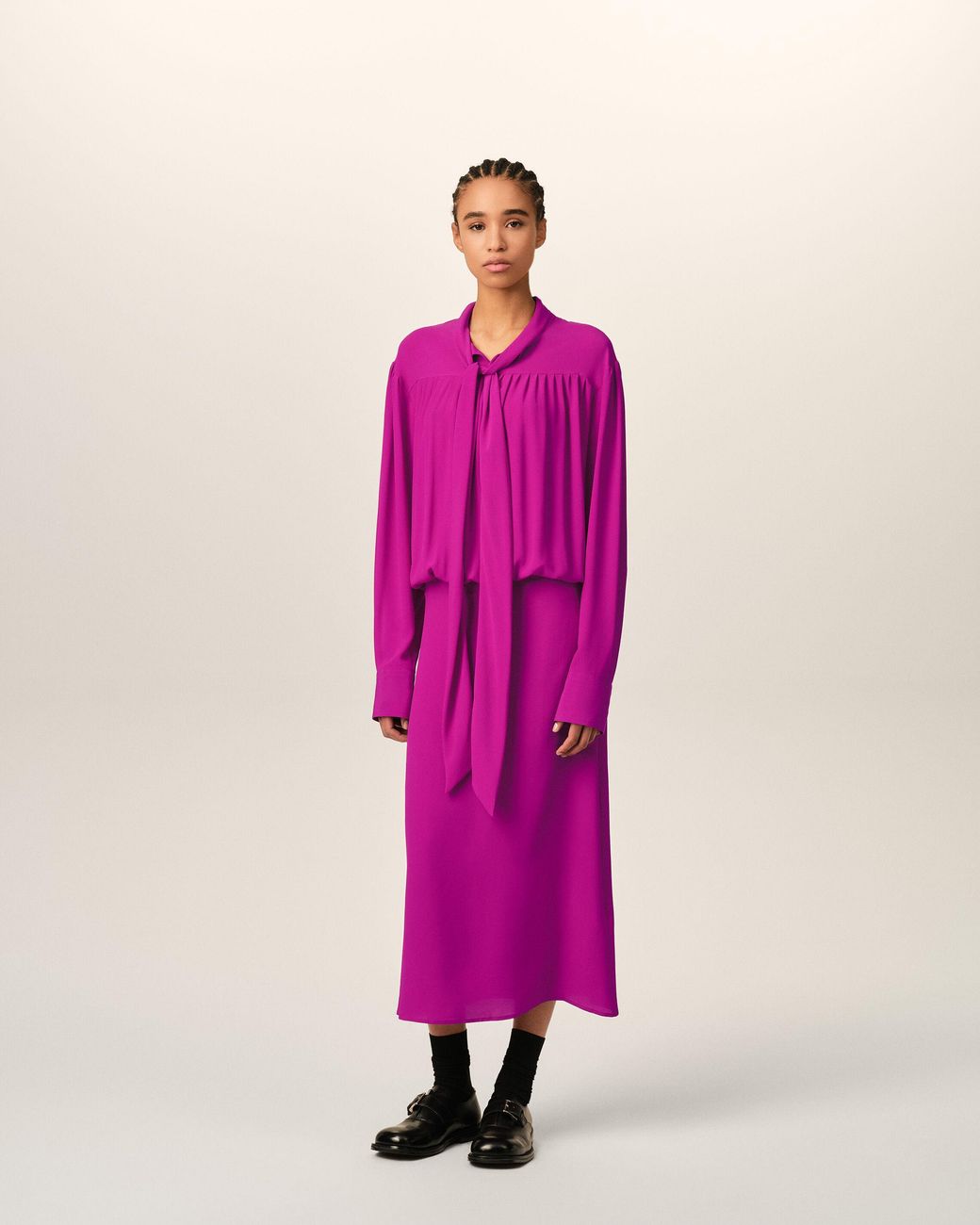 Abito Midi di AMI in Pink