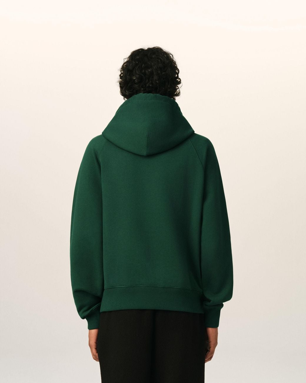 AMI Green Cotton "Don'T Forget To Love" Hoodie