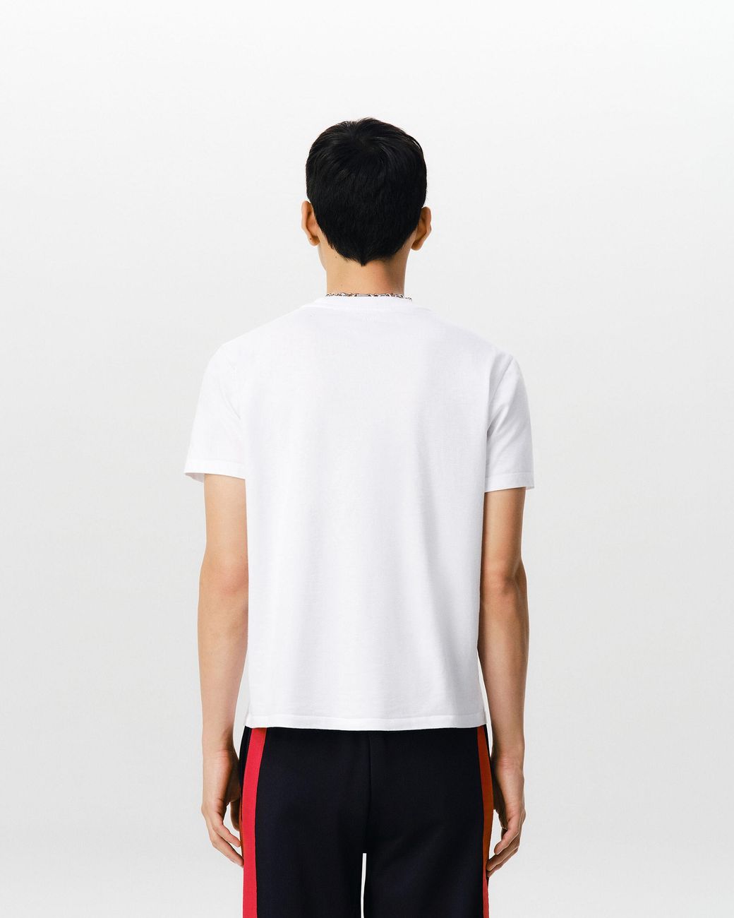 AMI Natural Cotton T-Shirt With Ami De Coeur