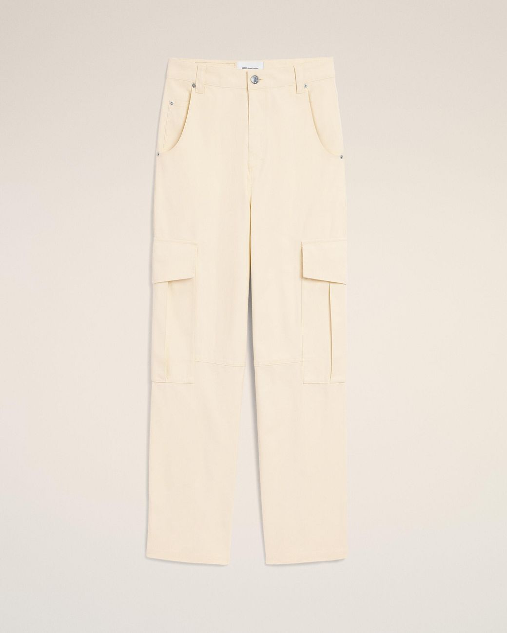 AMI Natural Baggy-Fit Cargo Cotton Trousers for men
