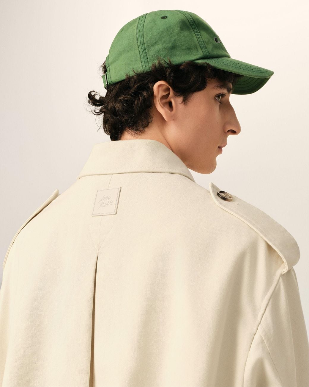 AMI Natural Cotton Utility Parka Jacket