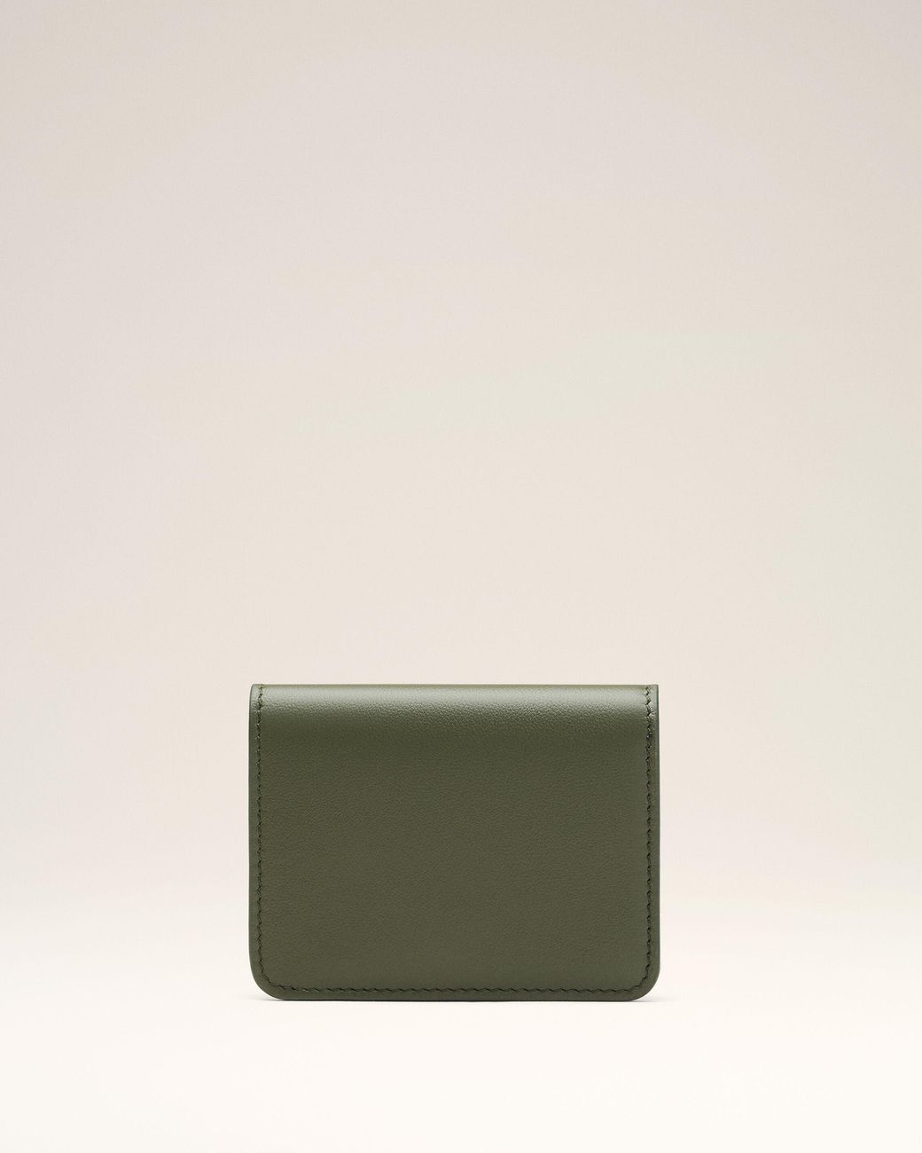 AMI Natural Cow Leather Carrousel Folded Wallet