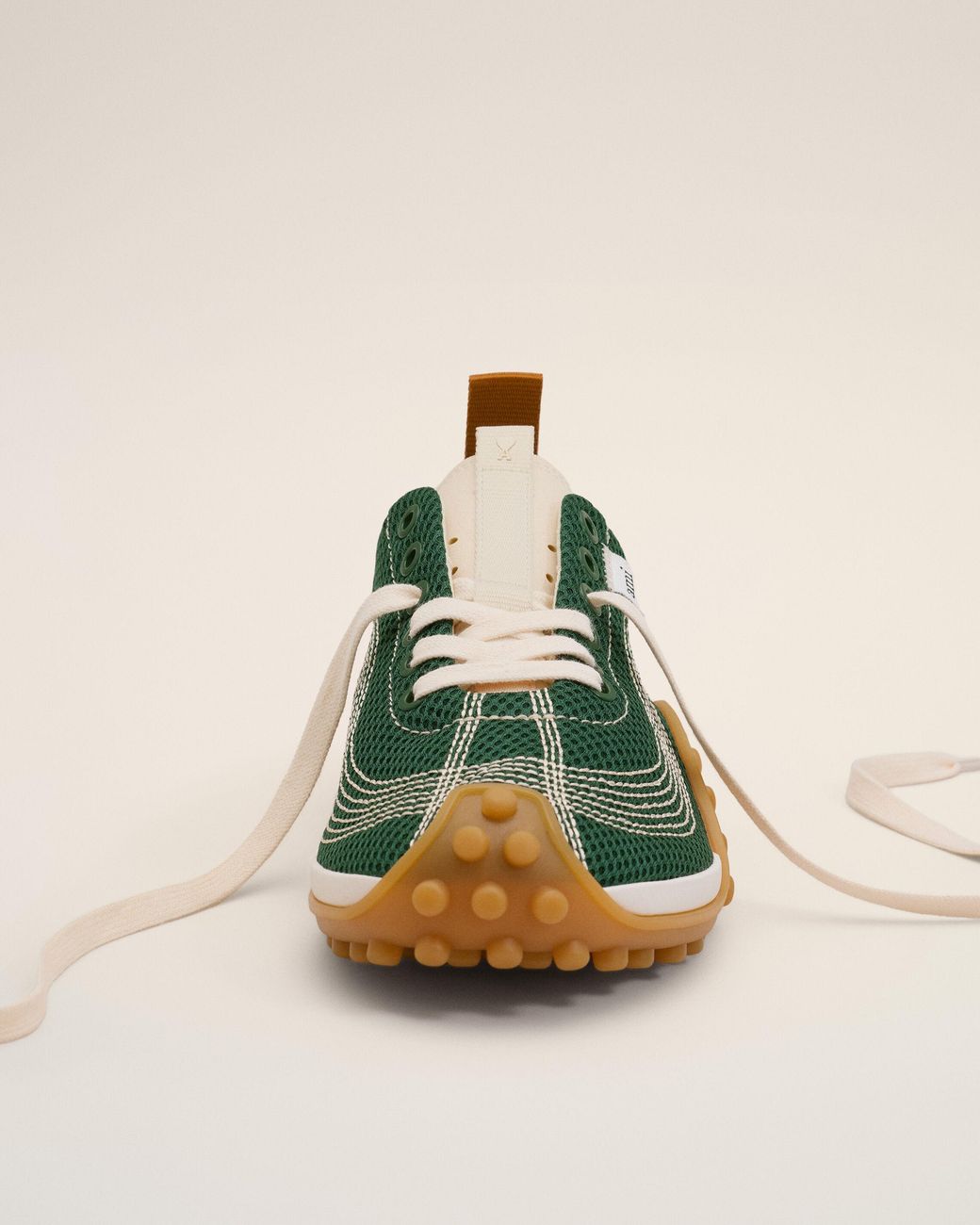 AMI Green Mesh Mirage Sneakers