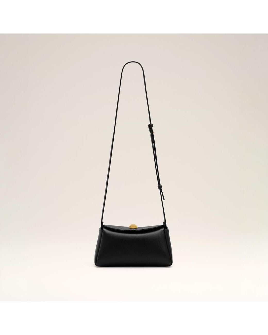 AMI Natural Cow Leather Mini Carrousel Bag
