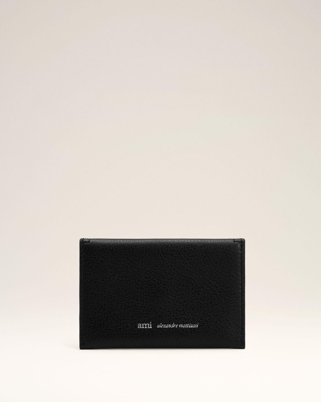 AMI Natural Etienne Taurillon Leather Envelope Card Holder