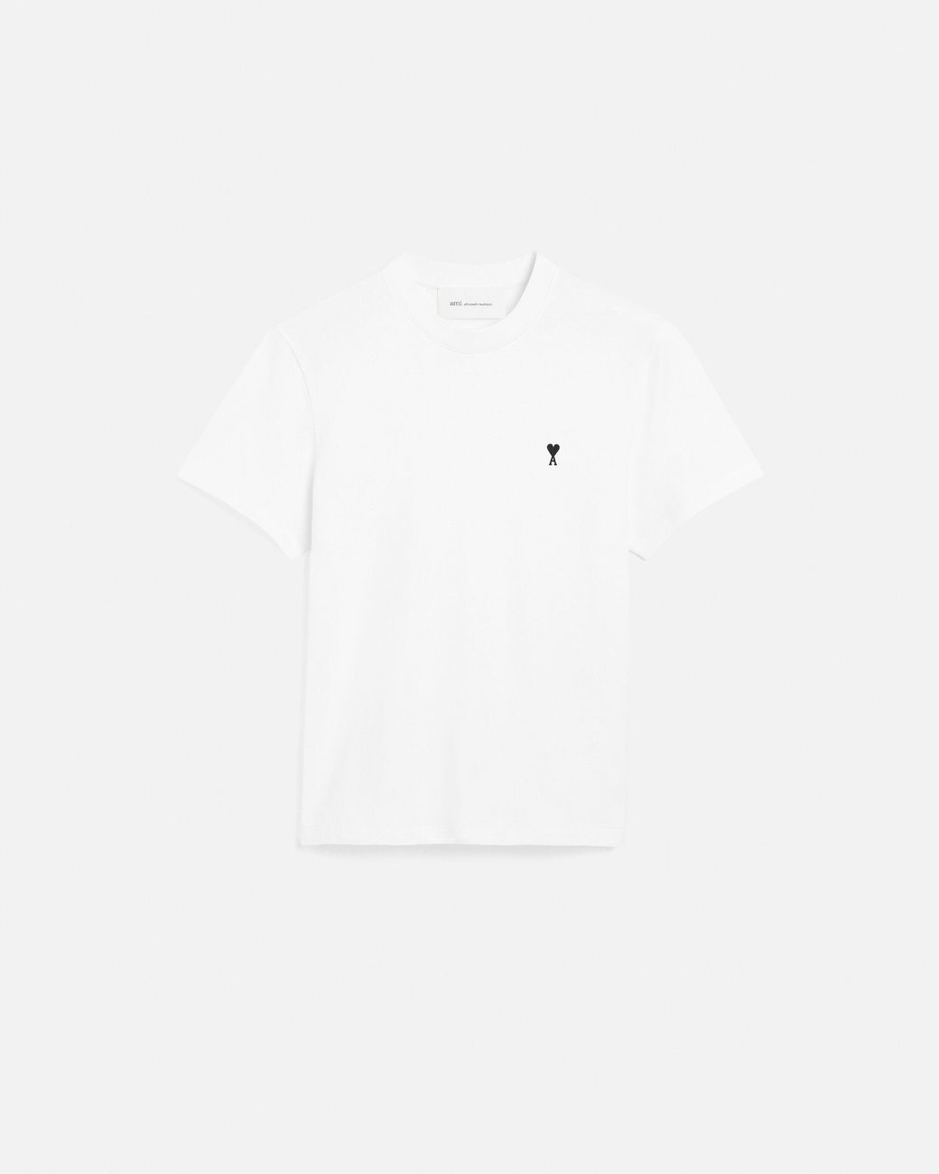 AMI Natural Cotton T-Shirt With Ami De Coeur for men