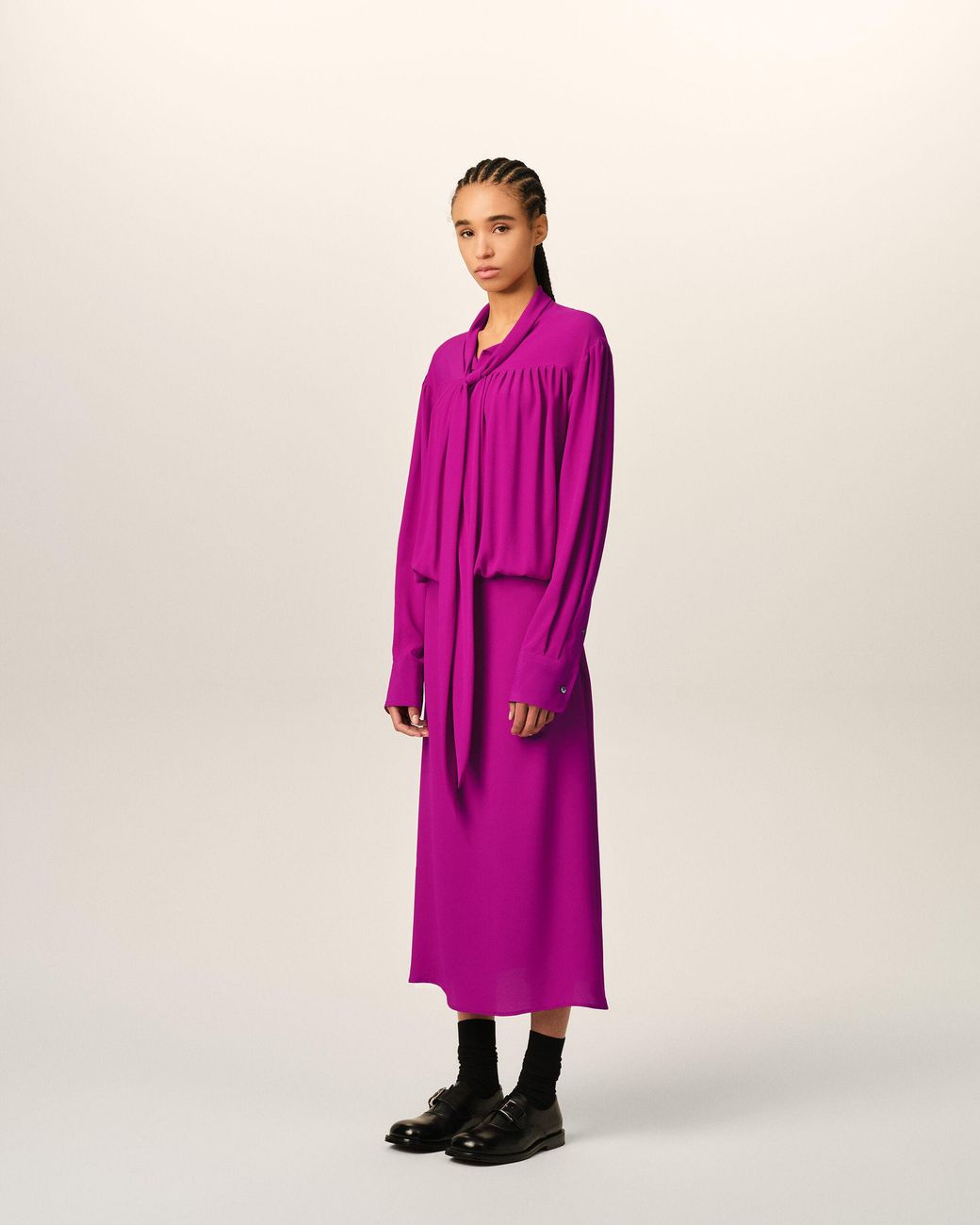 Abito Midi di AMI in Pink