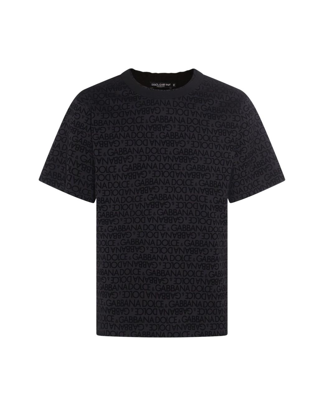 Dolce & Gabbana Cotton T-shirt in Black for Men