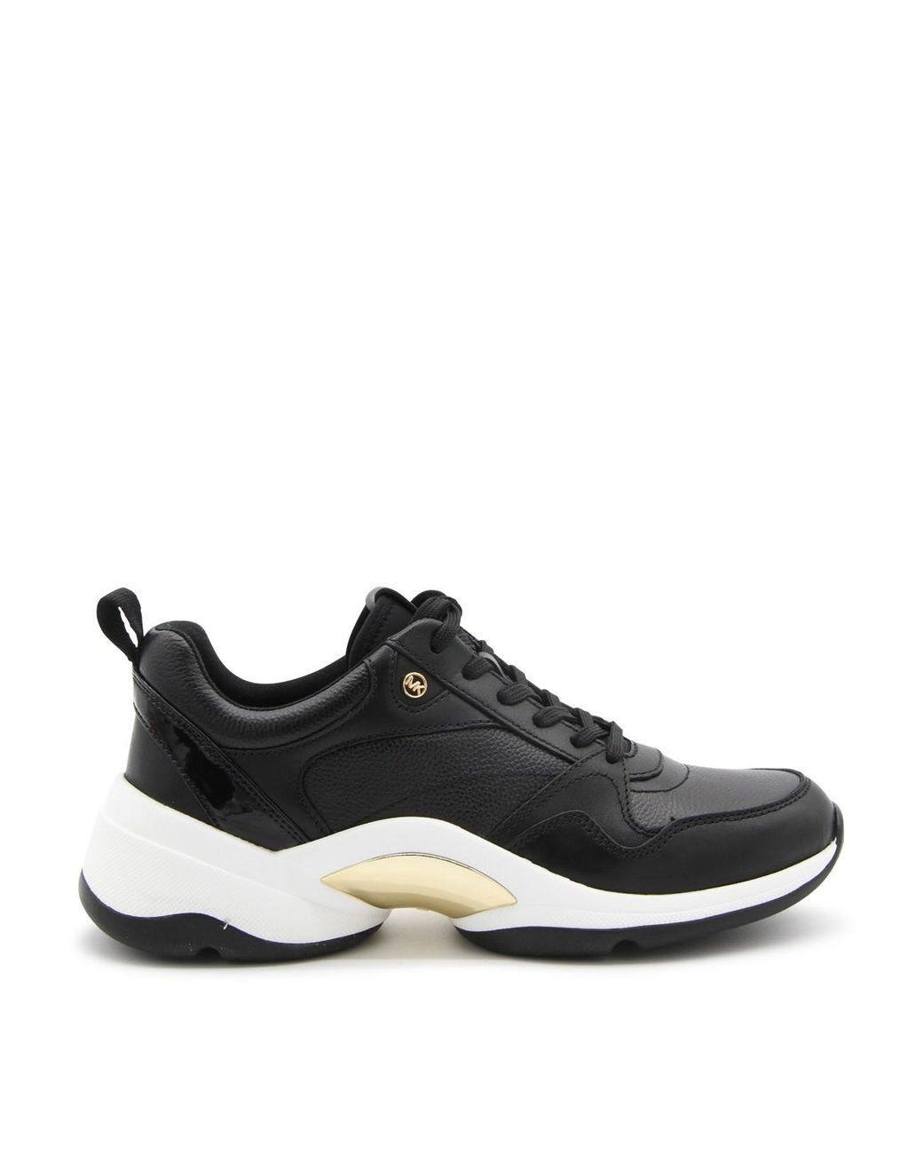 MICHAEL Michael Kors Leather Orion Trainer Sneakers in Black Lyst UK