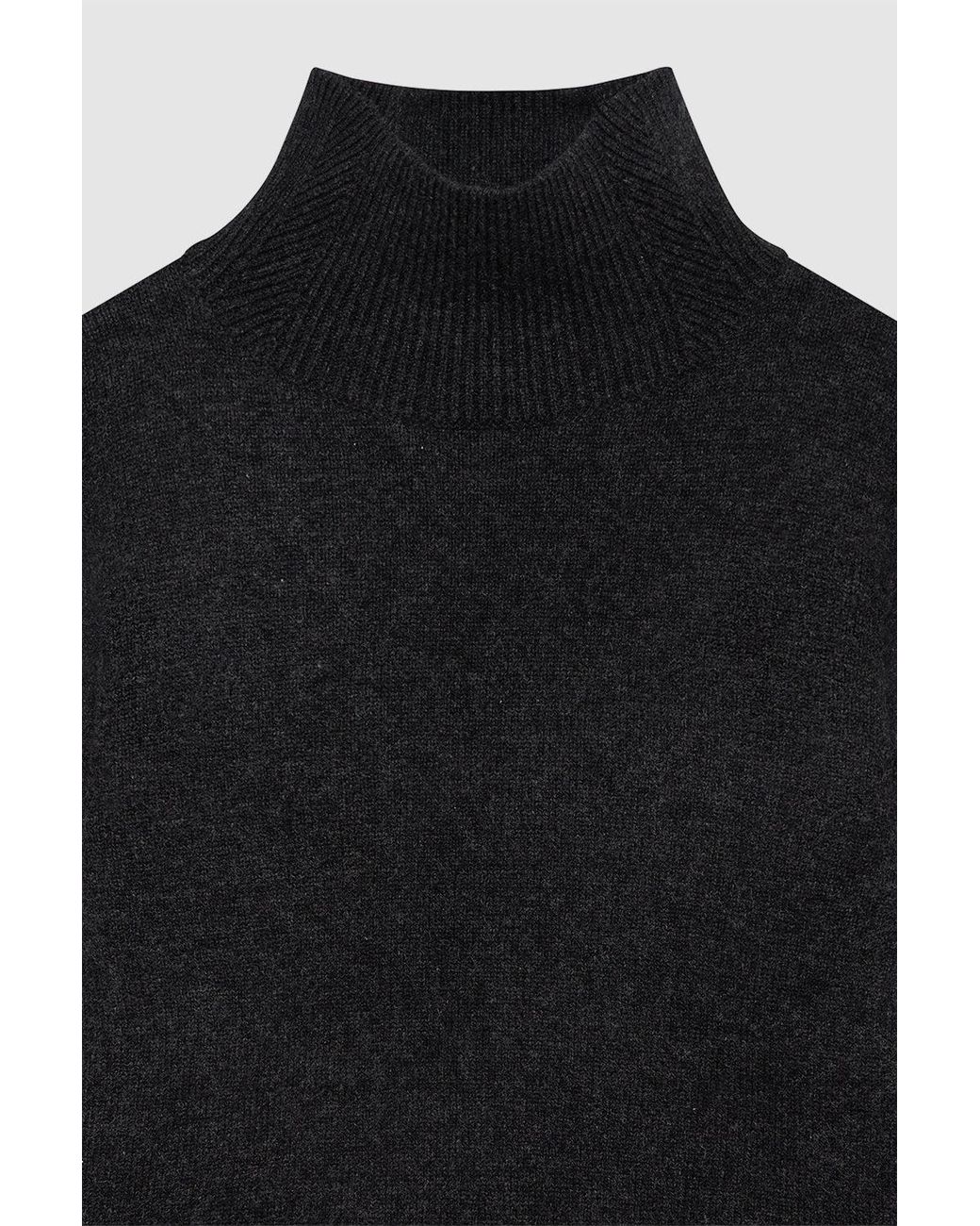 Anine Bing Blue Alma Turtleneck Sweater