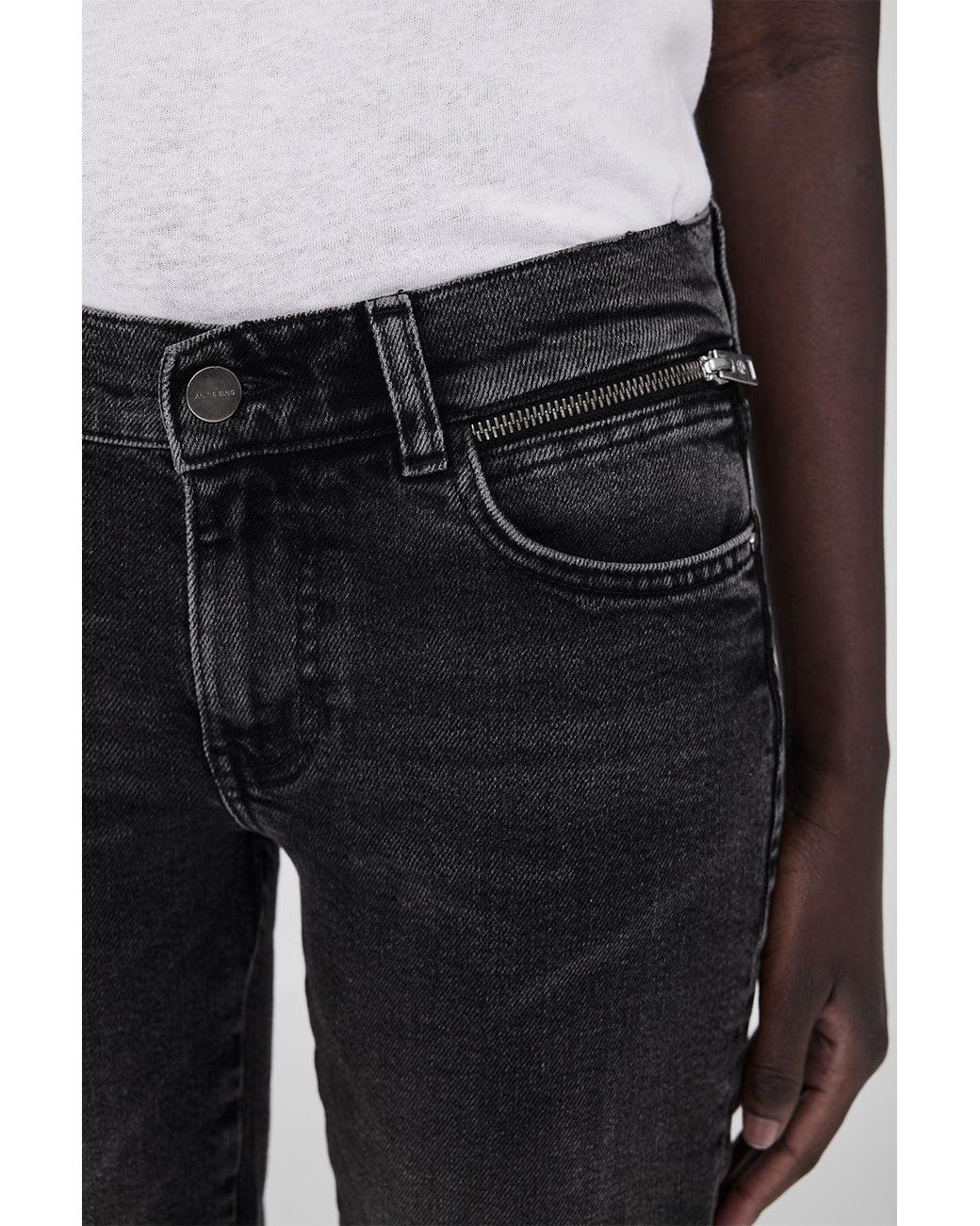 Anine Bing White Jax Jean