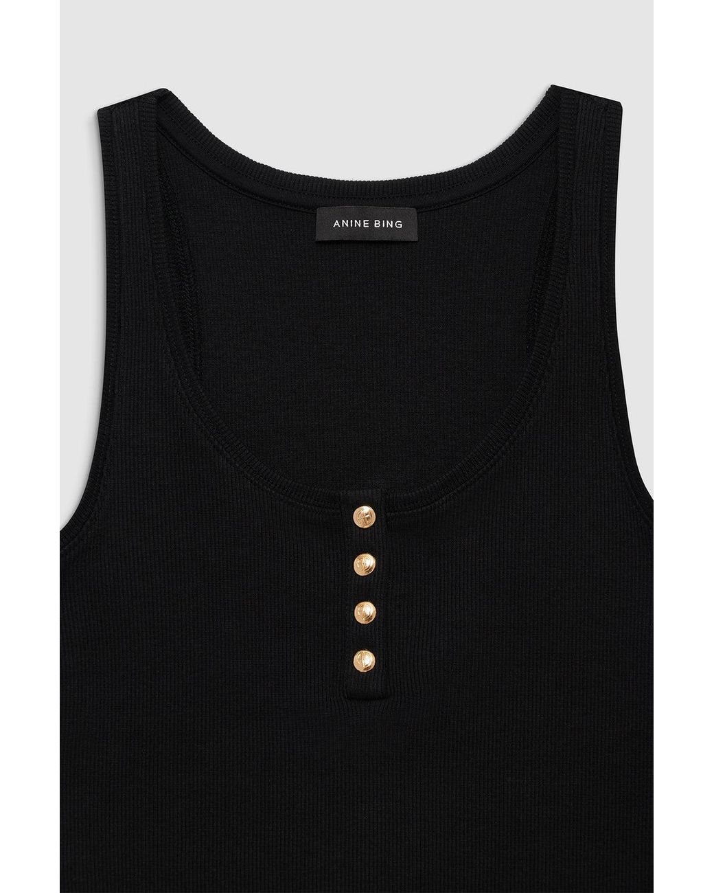 Anine Bing Blue Alessia Tank