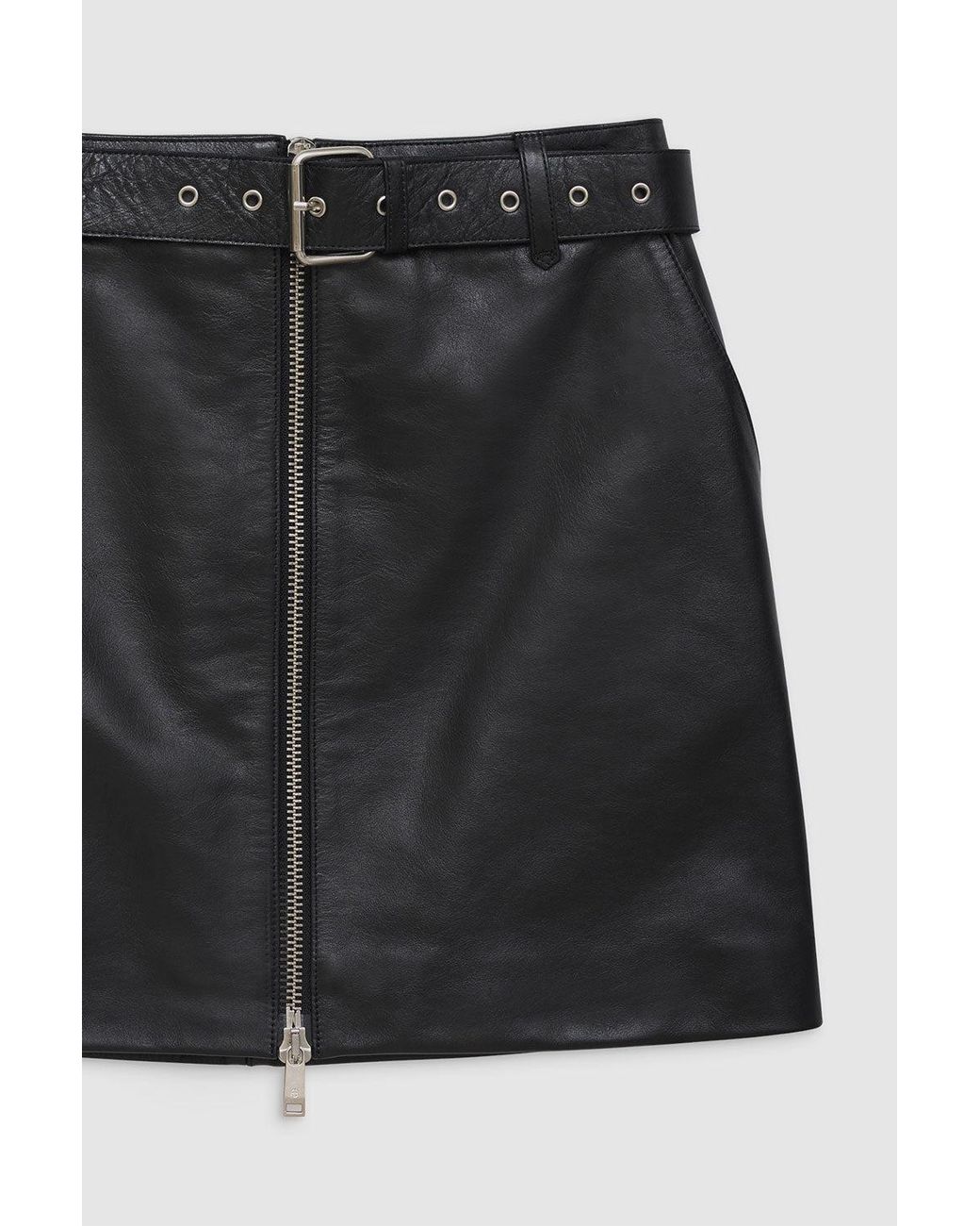 Anine Bing Black Ana Skirt