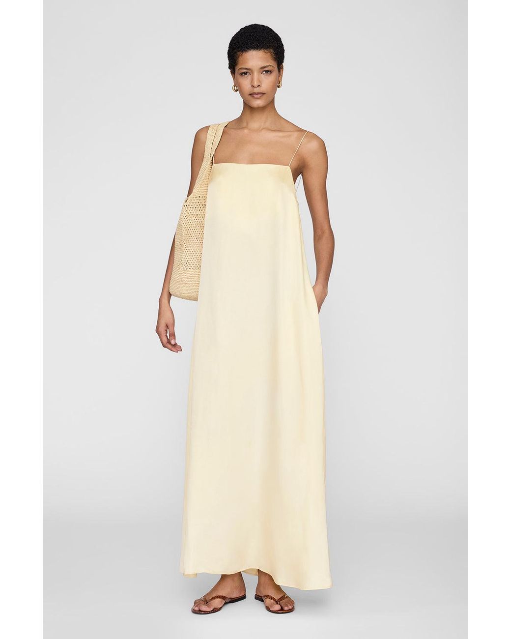 Anine Bing Natural Mae Dress