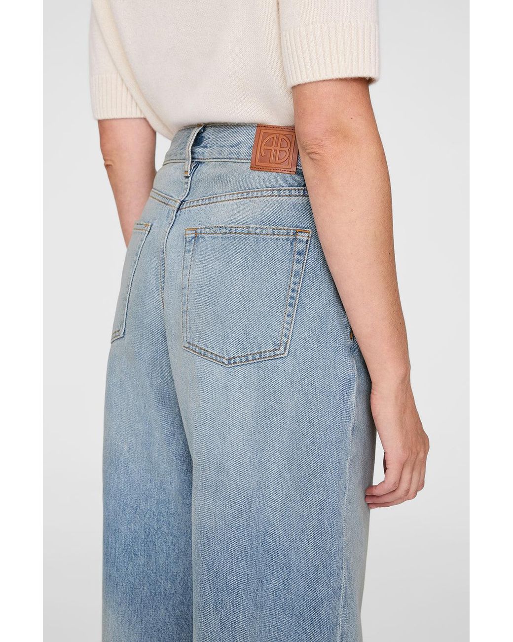 Anine Bing Blue Manon Jean