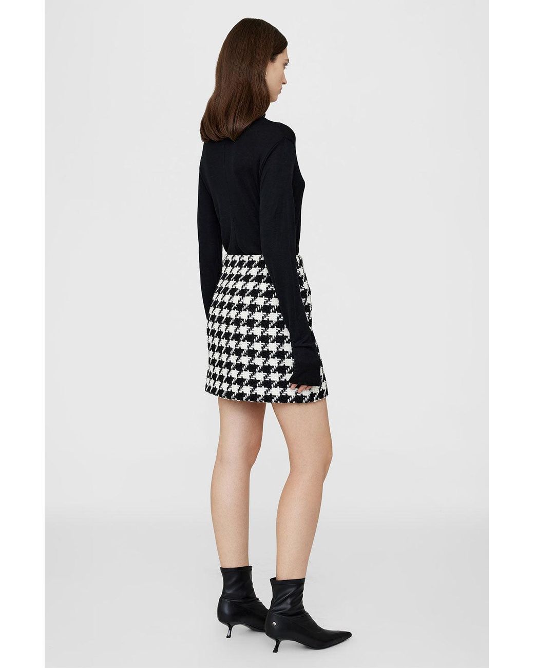 Anine Bing Black Ada Skirt