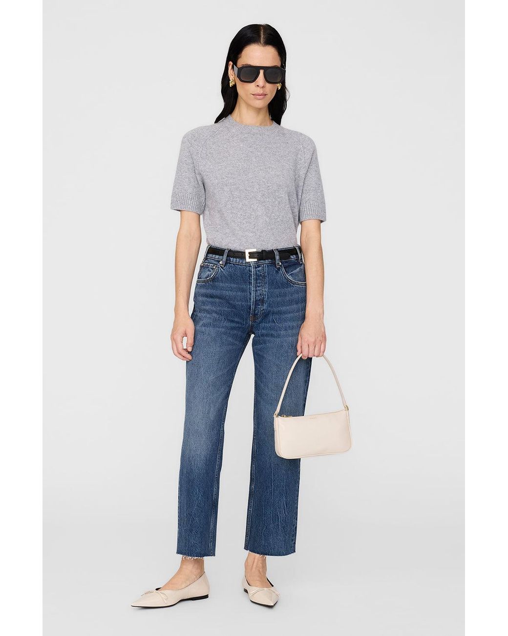 Anine Bing Blue Mini Elly Bag