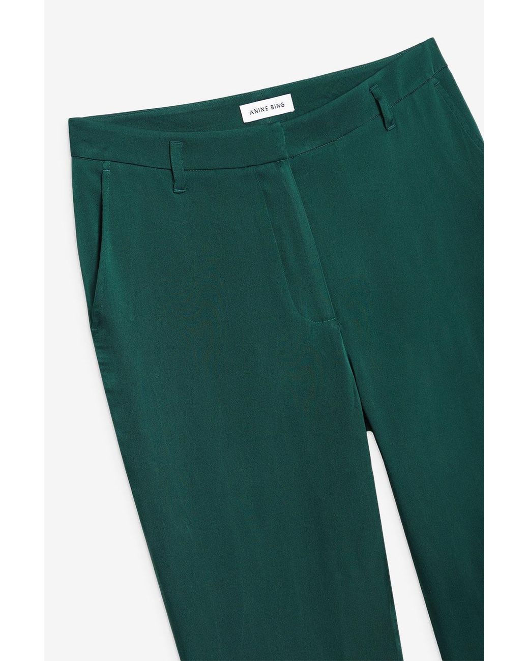 Anine Bing Green Classic Pant