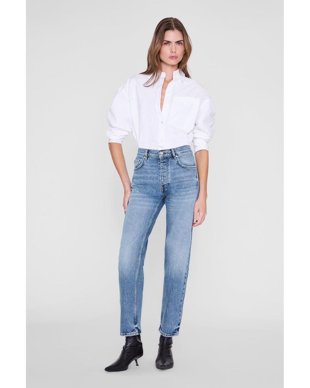 Anine Bing Blue Kate Jean Stretch 29"