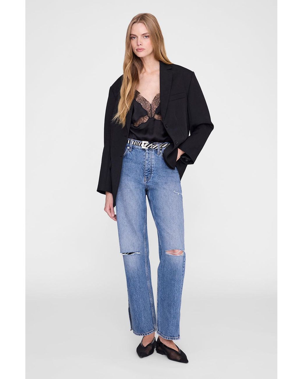 Anine Bing Black Nicola Belt