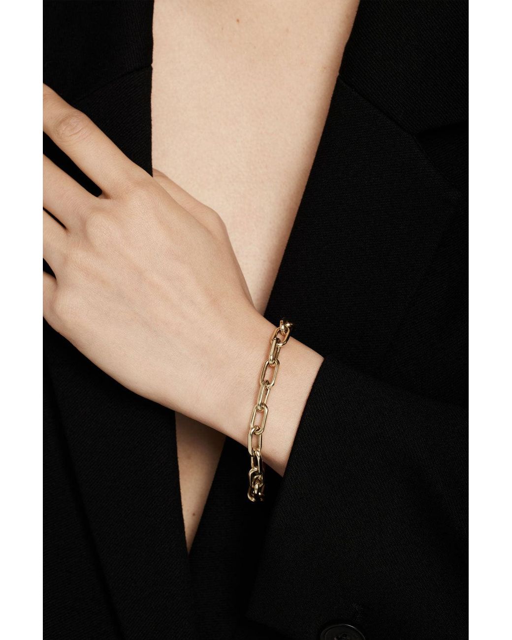 Anine Bing Metallic Link Bracelet