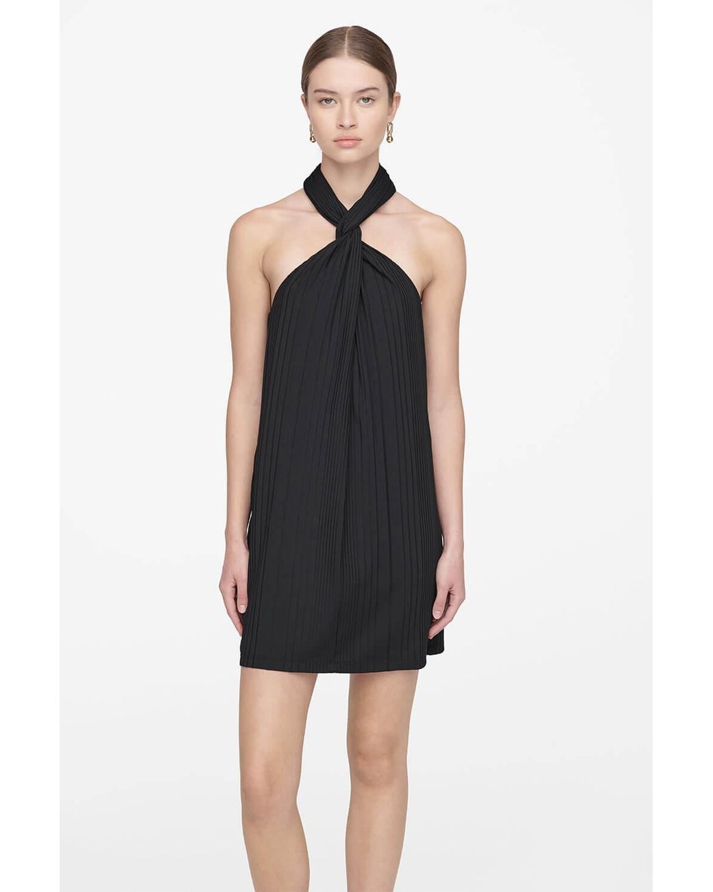 Anine Bing Black Jesse Dress