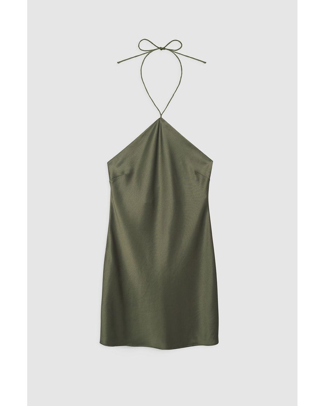 Anine Bing Green Leanne Mini Dress