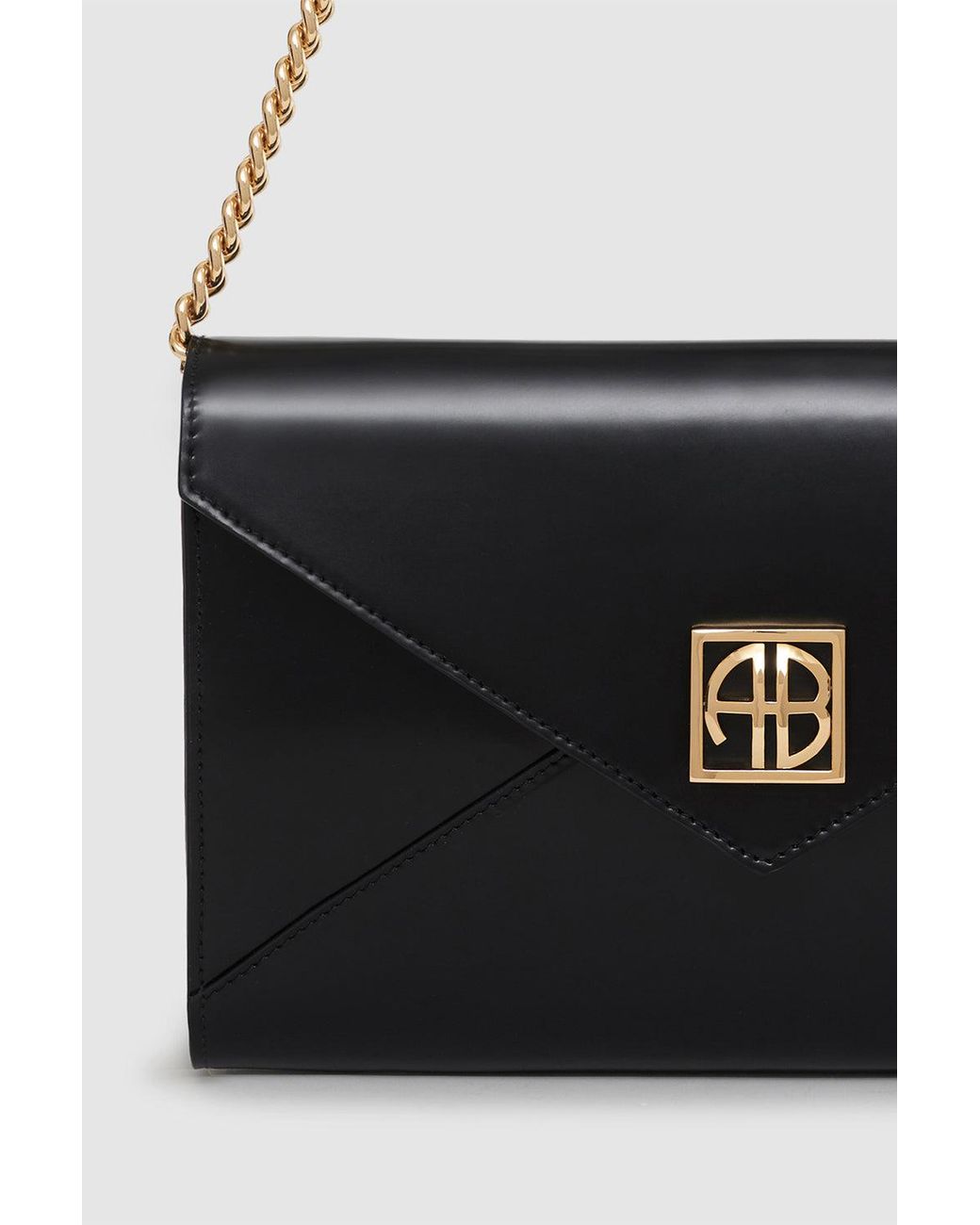Anine Bing Black Elly Clutch