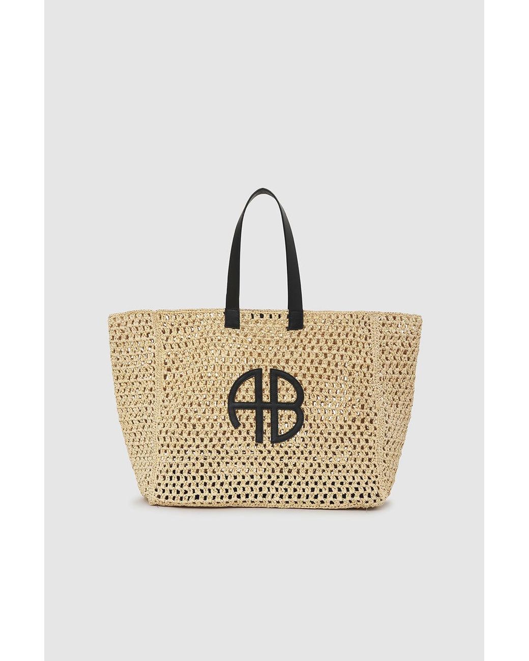 Anine Bing Natural Large Rio Tote